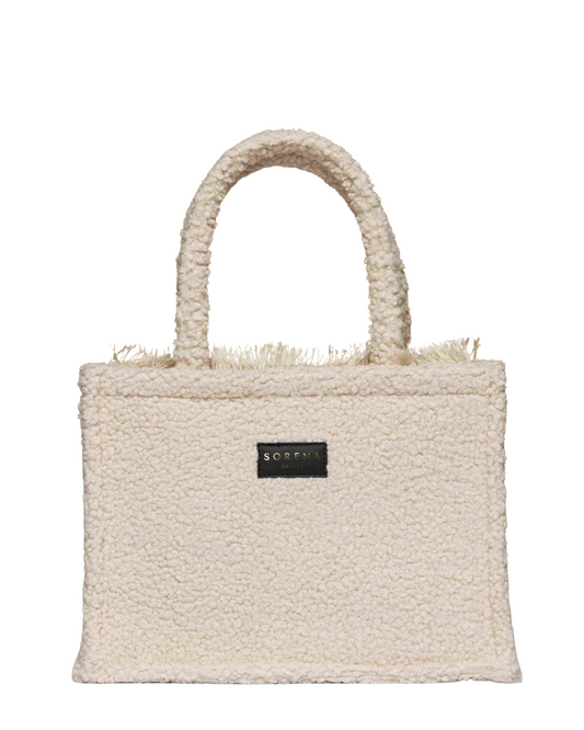 TEDDY BEIGE MEDIUM TOTE BAG