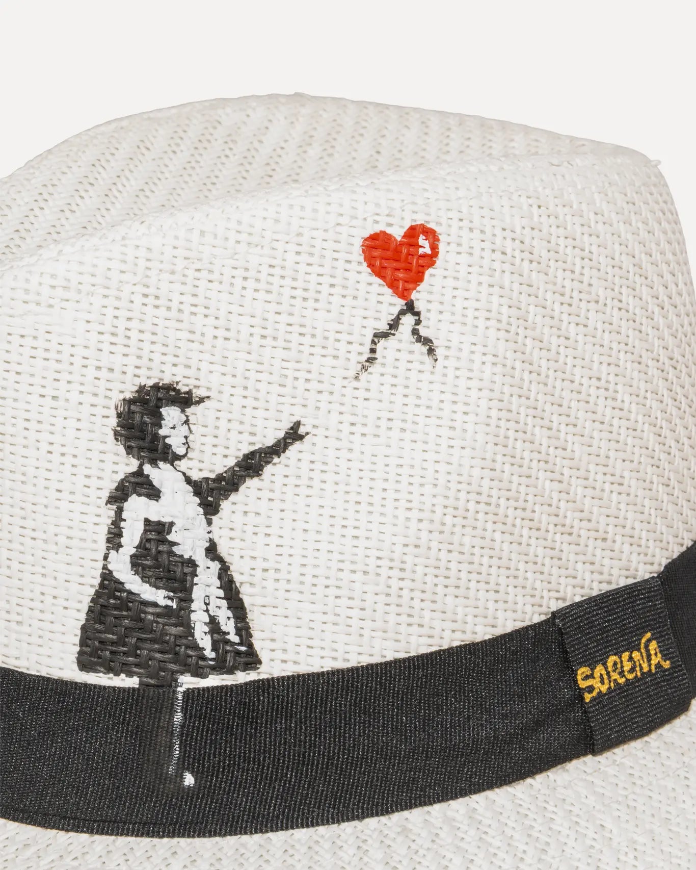 Sorena Greece Hut Hgirl verspielter Sommerhut handgefertigt Griechenland Cycladitissa Kollektion Sorena Design