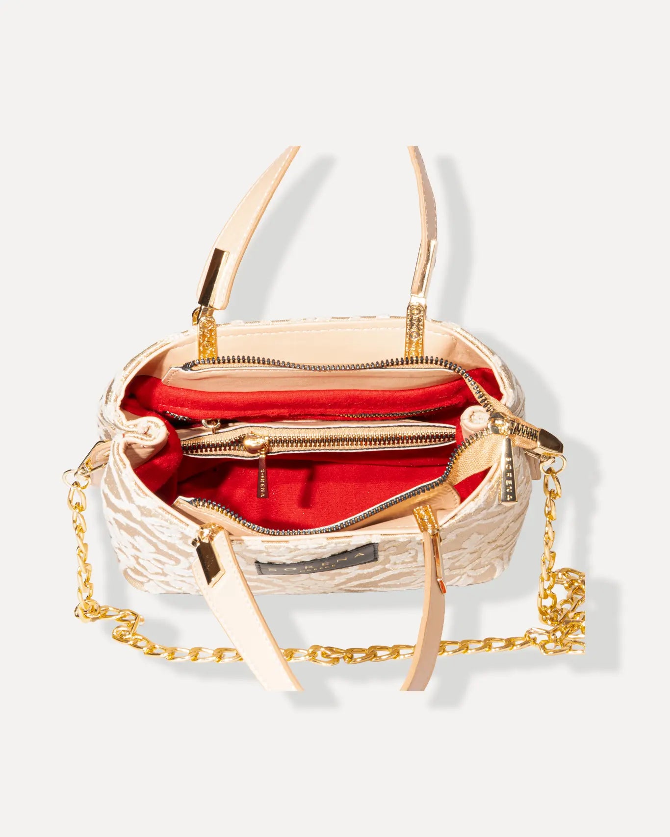 Innenansicht Galleria Bag Theros Edition Sorena Greece, Innenfach Galleria Tasche vegane Qualität handgefertigt Griechenland