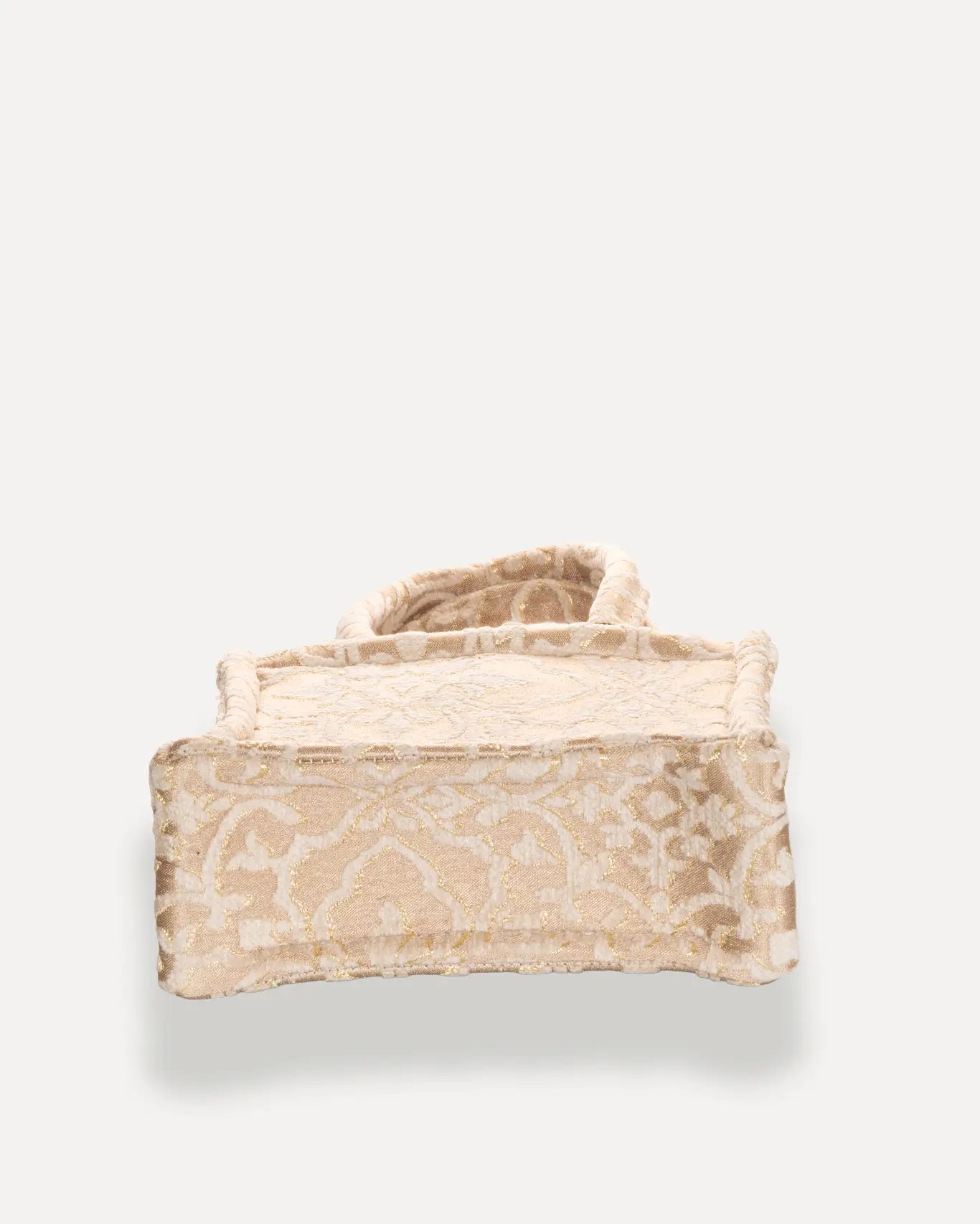Bodenansicht Theros Mini Tote Bag Sorena Greece, flacher Boden kleiner Shopper stabile Unterseite